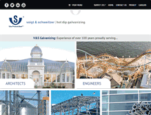 Tablet Screenshot of hotdipgalvanizing.com